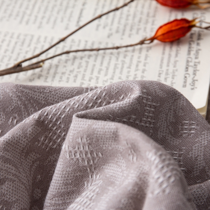 91家纺网 家纺一手货源 找家纺 安莱生活2023新款 双层纱华夫格夏被四件套及单独夏被 华夫格-浅灰