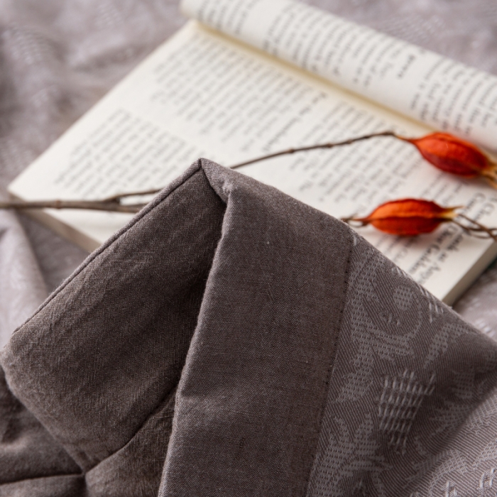 91家纺网 家纺一手货源 找家纺 安莱生活2023新款 双层纱华夫格夏被四件套及单独夏被 华夫格-浅灰