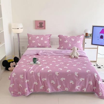 91家纺网 家纺一手货源 找家纺 （总）星期八 2023新款卡通宝宝棉大豆夏被-第二批