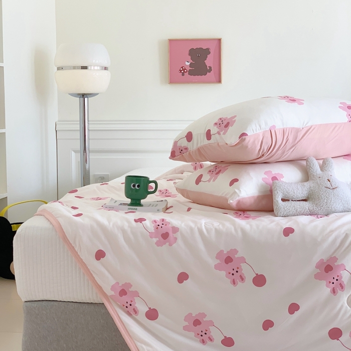 91家纺网 家纺一手货源 找家纺 （总）星期八 2023新款卡通宝宝棉大豆夏被-第二批