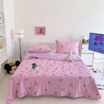 星期八 2023新款卡通宝宝棉大豆夏被-第二批 樱桃