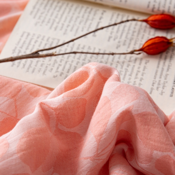 91家纺网 家纺一手货源 找家纺 安莱生活 2023新款 棉麻夏被四件套及单独夏被 棉麻-嫩粉