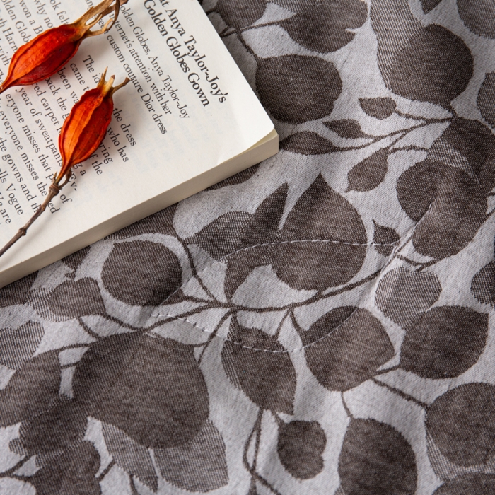 91家纺网 家纺一手货源 找家纺 安莱生活 2023新款 棉麻夏被四件套及单独夏被 棉麻-浅灰