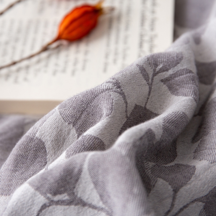 91家纺网 家纺一手货源 找家纺 安莱生活 2023新款 棉麻夏被四件套及单独夏被 棉麻-深灰