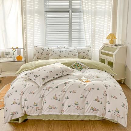 91家纺网 家纺一手货源 找家纺 （总）棠颂 2023新款植物羊绒四件套