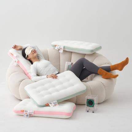 3D科技网眼透气枕芯按摩空气层零压力枕头3D网枕芯枕头48*74cm