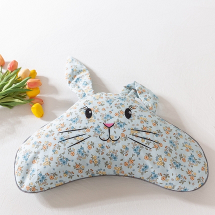 91家纺网 家纺一手货源 找家纺 （总）枕之坊 2023新款长耳兔荞麦枕30*55CM