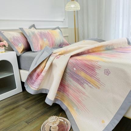 91家纺网 家纺一手货源 找家纺 席世家 2023新款百丽丝冰藤席 爱丽丝