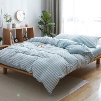 91家纺网 家纺一手货源 找家纺 北欧良品 针织棉四件套 天竺棉四件套无印良品四件套