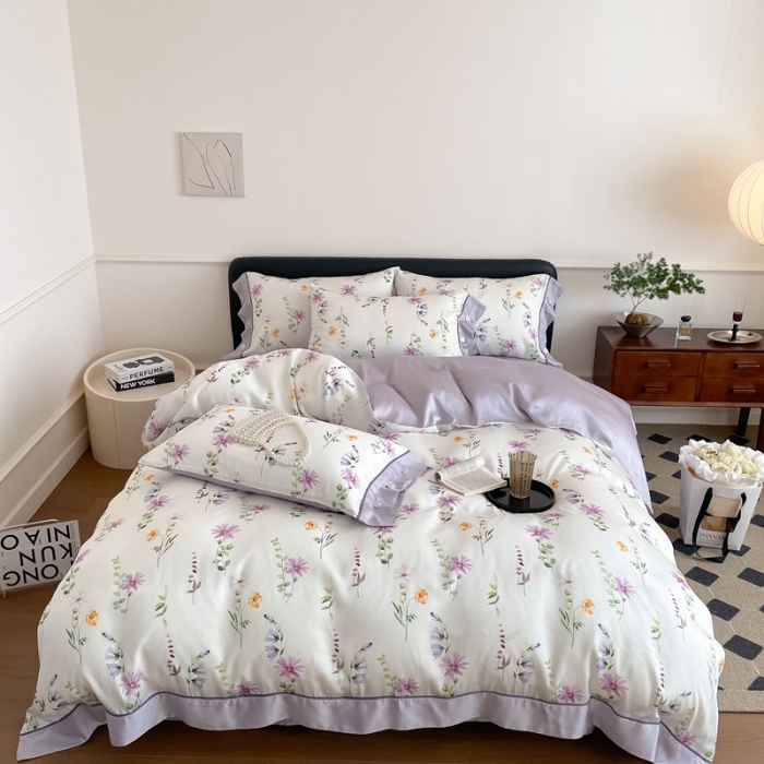 91家纺网 家纺一手货源 找家纺 （总）西西家居2023新款奥地利兰精天丝四件套