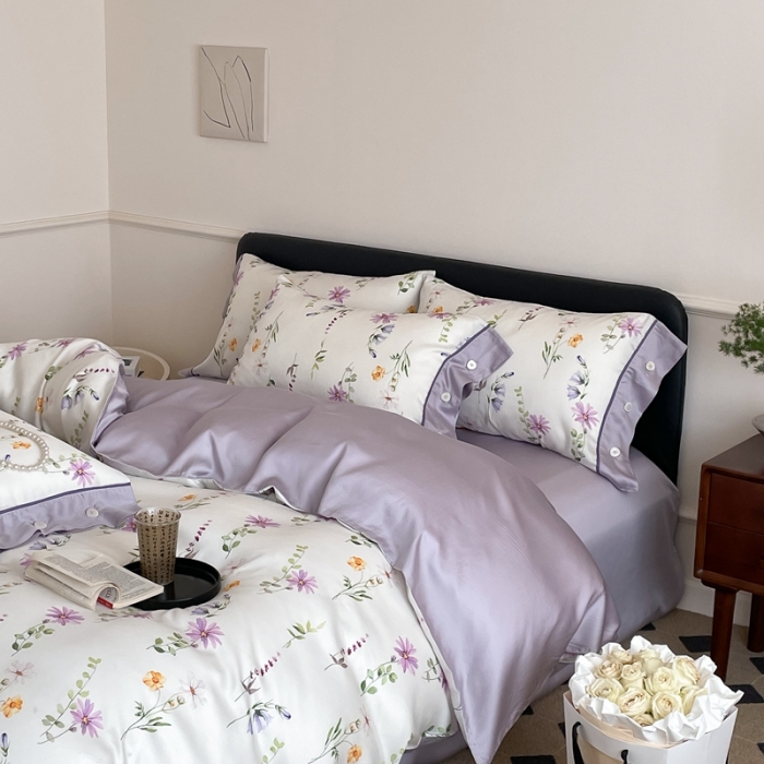 91家纺网 家纺一手货源 找家纺 （总）西西家居2023新款奥地利兰精天丝四件套