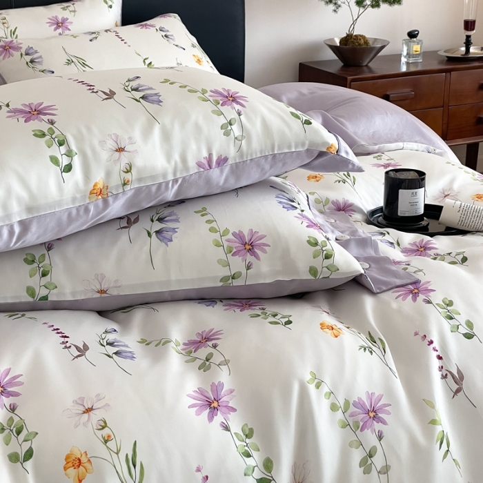 91家纺网 家纺一手货源 找家纺 （总）西西家居2023新款奥地利兰精天丝四件套