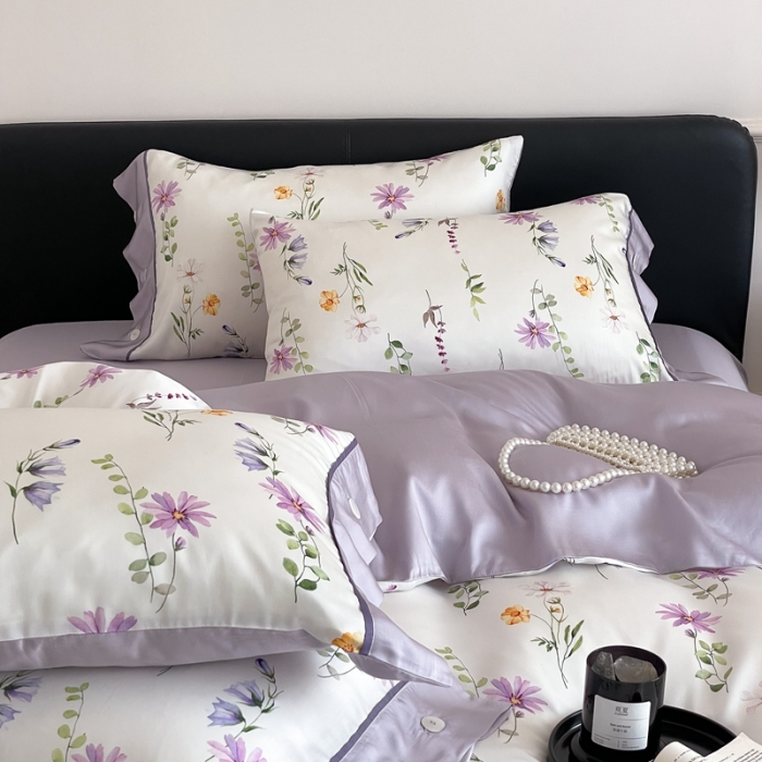 91家纺网 家纺一手货源 找家纺 （总）西西家居2023新款奥地利兰精天丝四件套