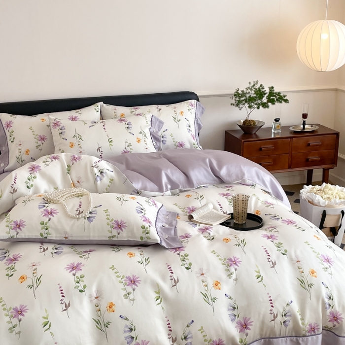 91家纺网 家纺一手货源 找家纺 （总）西西家居2023新款奥地利兰精天丝四件套