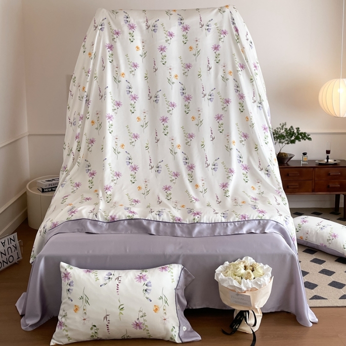 91家纺网 家纺一手货源 找家纺 （总）西西家居2023新款奥地利兰精天丝四件套