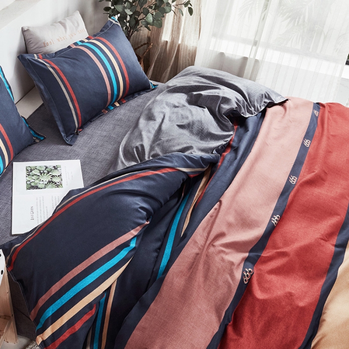 91家纺网 家纺一手货源 找家纺 宏源家纺 2023新款芦荟棉亲肤四件套 人在旅途