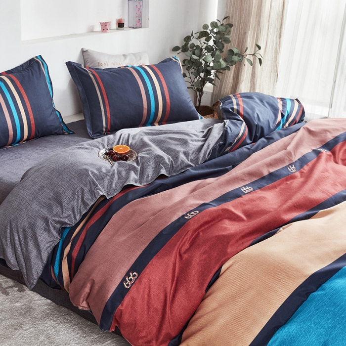 91家纺网 家纺一手货源 找家纺 宏源家纺 2023新款芦荟棉亲肤四件套 人在旅途