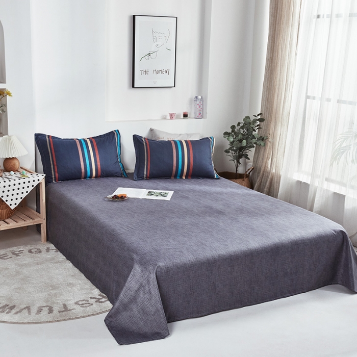 91家纺网 家纺一手货源 找家纺 宏源家纺 2023新款芦荟棉亲肤四件套 人在旅途