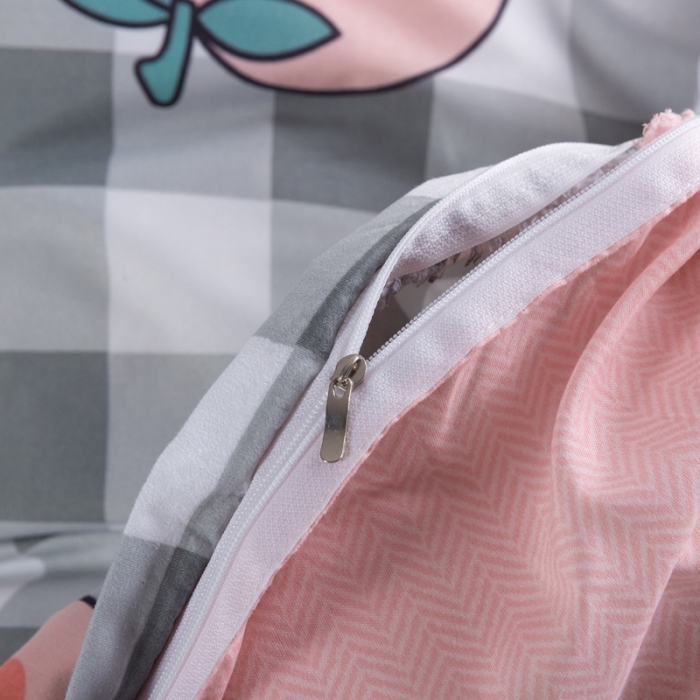 91家纺网 家纺一手货源 找家纺 宏源家纺 2023新款芦荟棉亲肤四件套 甜心物语