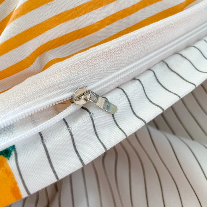 91家纺网 家纺一手货源 找家纺 宏源家纺 2023新款芦荟棉亲肤四件套 条纹小萝卜