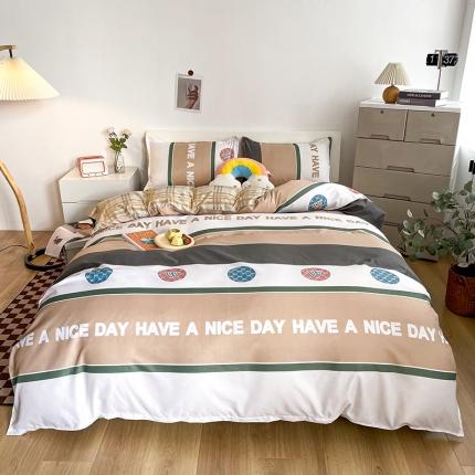 宏源家纺 2023新款芦荟棉亲肤四件套 希望时空