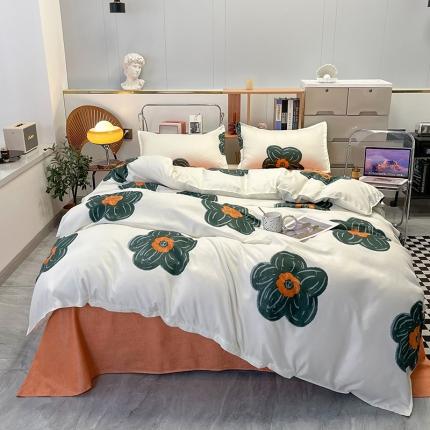 宏源家纺 2023新款芦荟棉亲肤四件套 香榭丽