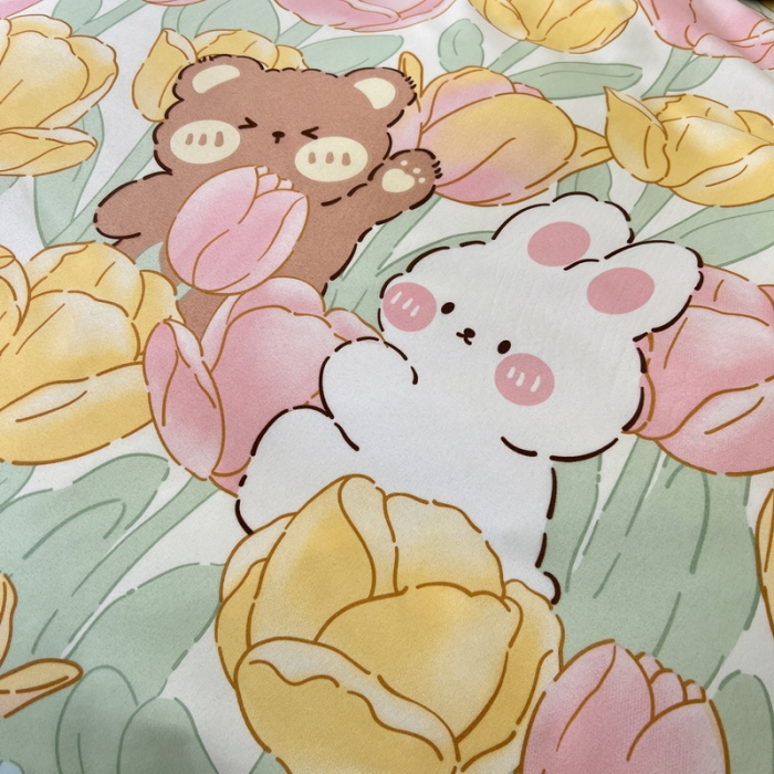 91家纺网 家纺一手货源 找家纺 宏源家纺 2023新款芦荟棉亲肤四件套 小伙伴