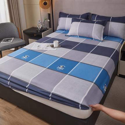 91家纺网 家纺一手货源 找家纺 （总）佑佳家纺 2024新款磨毛印花植物羊绒舒适亲肤单 床笠