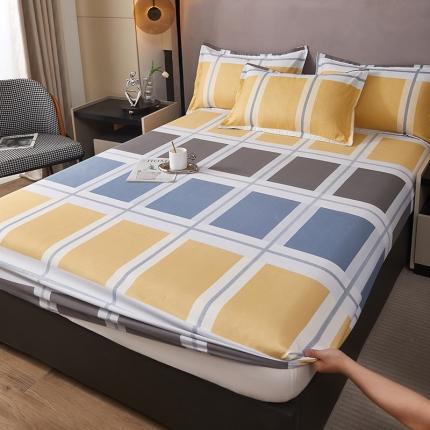 91家纺网 家纺一手货源 找家纺 （总）佑佳家纺 2024新款磨毛印花植物羊绒舒适亲肤单 床笠