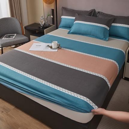 91家纺网 家纺一手货源 找家纺 （总）佑佳家纺 2024新款磨毛印花植物羊绒舒适亲肤单 床笠