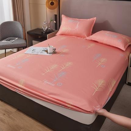 91家纺网 家纺一手货源 找家纺 （总）佑佳家纺 2024新款磨毛印花植物羊绒舒适亲肤单 床笠