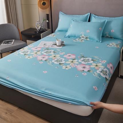 91家纺网 家纺一手货源 找家纺 （总）佑佳家纺 2024新款磨毛印花植物羊绒舒适亲肤单 床笠