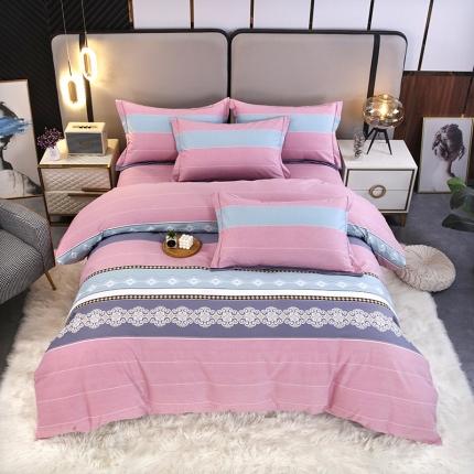 91家纺网 家纺一手货源 找家纺 （总）金纱玉纺 2023新款加厚磨毛四件套