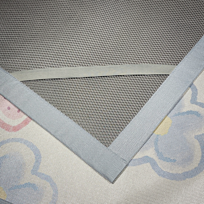 91家纺网 家纺一手货源 找家纺 安哆啦2024新款数码印花冰藤席 草莓蓝花