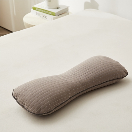 91家纺网 家纺一手货源 找家纺 （总）乐可 2023新款全棉砂洗荞麦骨头枕 枕头枕芯