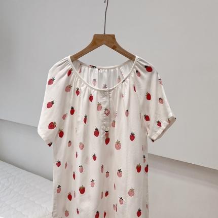 91家纺网 家纺一手货源 找家纺 源启 2023新款 居家服 小草莓