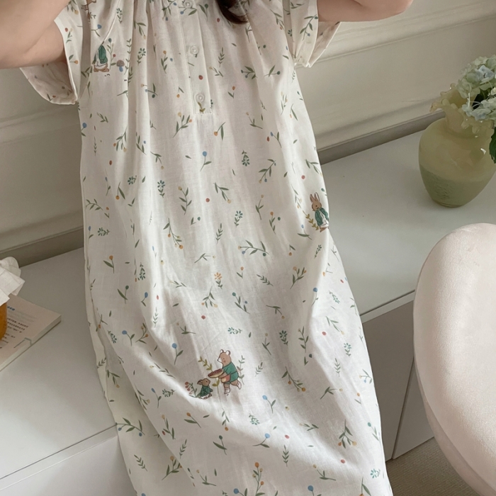 91家纺网 家纺一手货源 找家纺 源启 2023新款 居家服 彼得兔