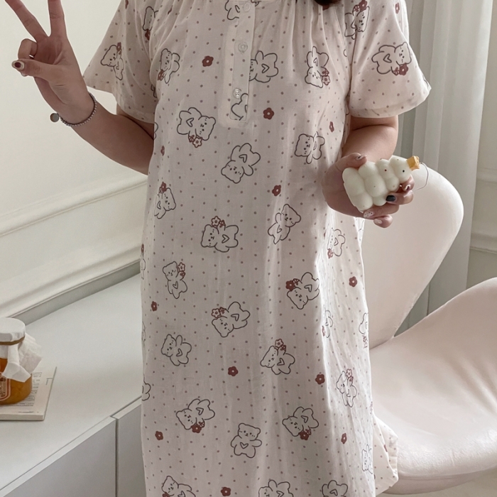 91家纺网 家纺一手货源 找家纺 源启 2023新款 居家服 布丁熊