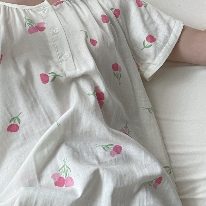 91家纺网 家纺一手货源 找家纺 源启 2023新款 居家服 粉郁