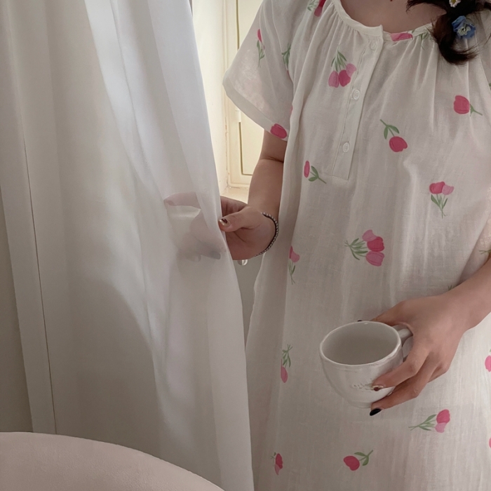 91家纺网 家纺一手货源 找家纺 源启 2023新款 居家服 粉郁