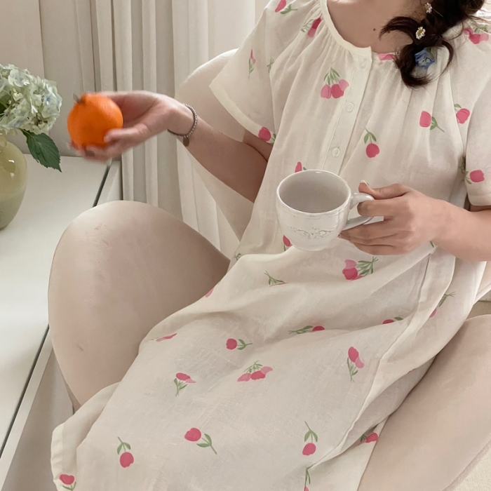 91家纺网 家纺一手货源 找家纺 源启 2023新款 居家服 粉郁