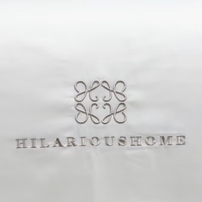 91家纺网 家纺一手货源 找家纺 50s双股长绒棉刺绣花贡缎纯棉全棉四件套直播 奥丁-奶油白（刺绣）