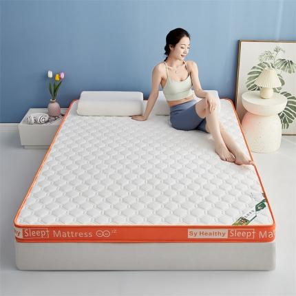 舒雅床垫 2023新款六边形针织乳胶立体床垫-成人款 格林-白