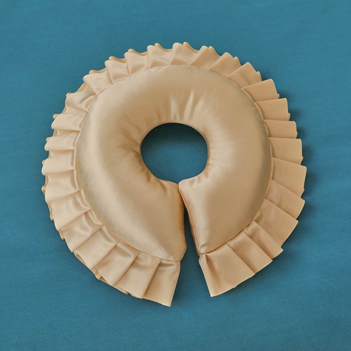 91家纺网 家纺一手货源 找家纺 不打烊2025新款冰丝美容床罩系列套件—冰丝A款控价198 湖蓝