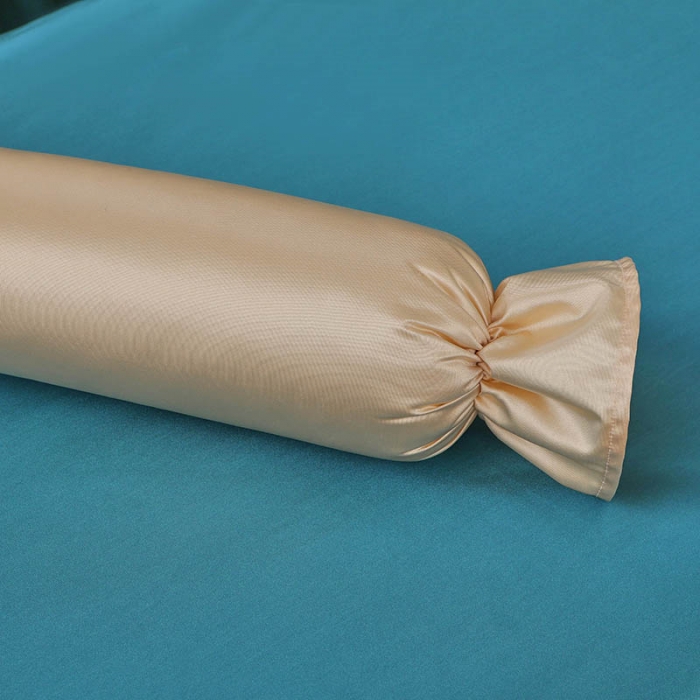 91家纺网 家纺一手货源 找家纺 不打烊2025新款冰丝美容床罩系列套件—冰丝A款控价198 湖蓝