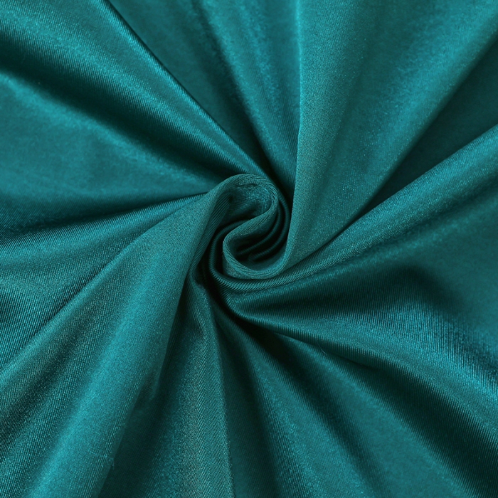 91家纺网 家纺一手货源 找家纺 不打烊2025新款冰丝美容床罩系列套件—冰丝A款控价198 孔雀蓝