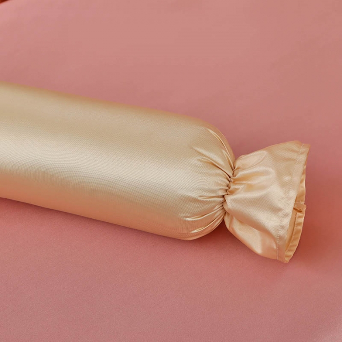 91家纺网 家纺一手货源 找家纺 不打烊2025新款冰丝美容床罩系列套件—冰丝A款控价198 玉色