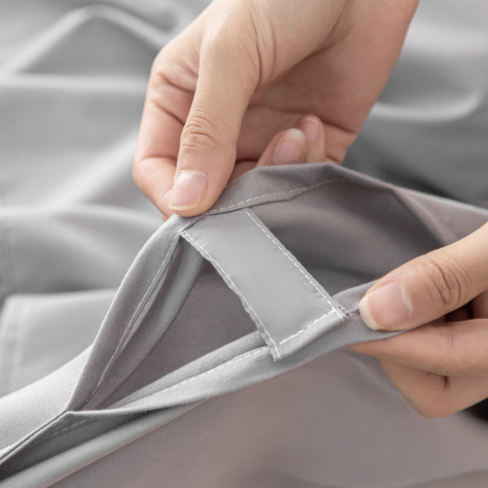 91家纺网 家纺一手货源 找家纺 慕澄2023新款水洗棉纯色酒店隔脏旅行睡袋 睡袋-绅士灰