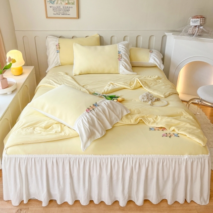 91家纺网 家纺一手货源 找家纺 （总）乐朵家居  莉莉安 A类冻冻凉感席三件套 