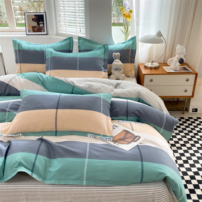 91家纺网 家纺一手货源 找家纺 多品家纺 2023新款12868全棉双针单枕套 创想未来